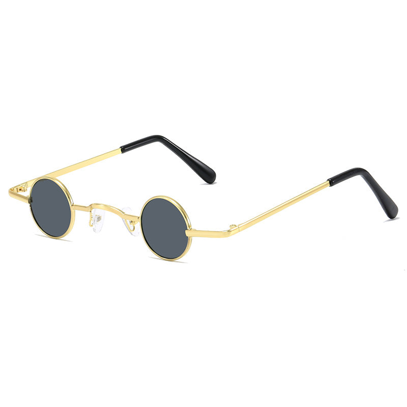 Wholesale Vintage Super Small Metal Frame Sunglasses